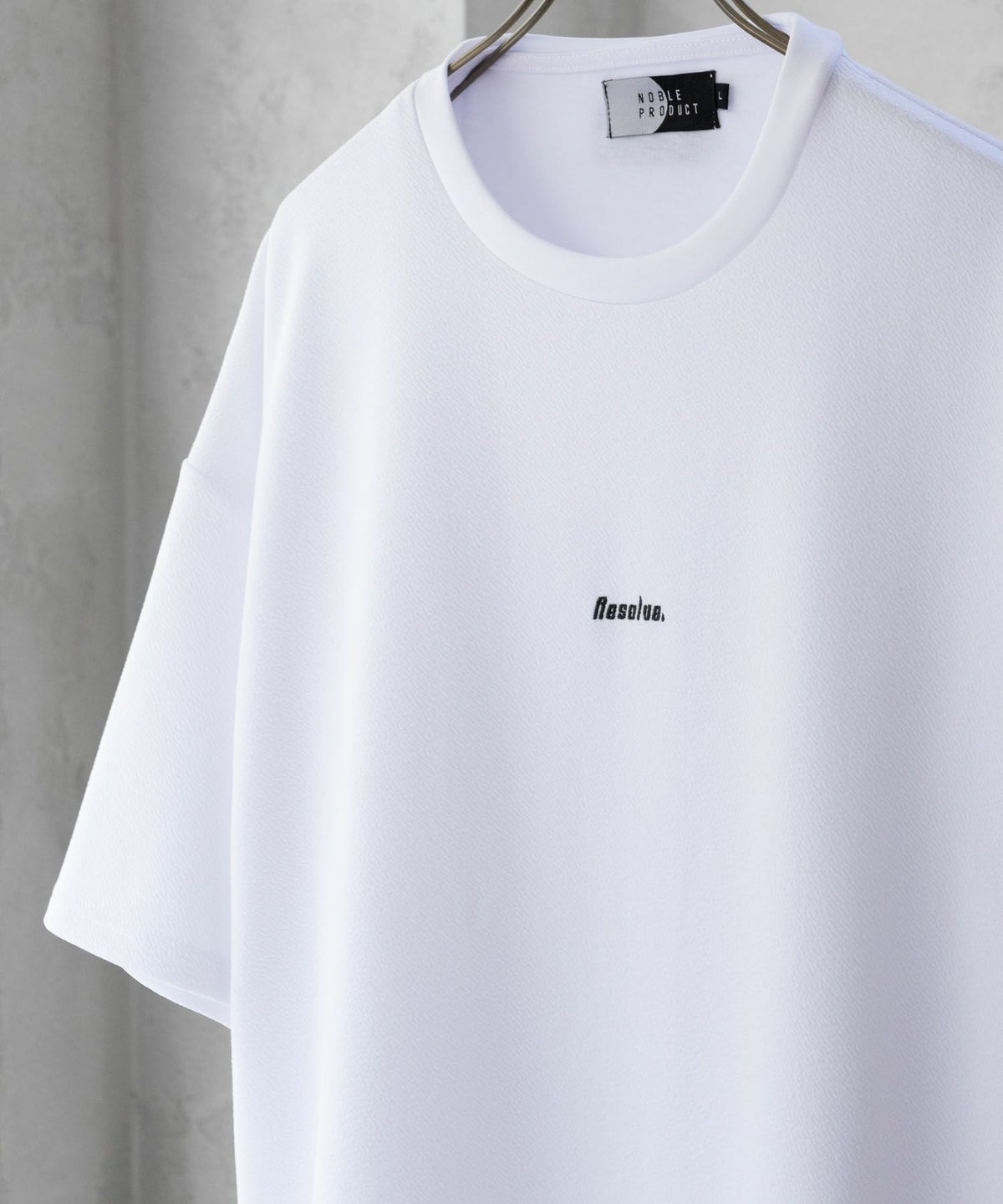 NOBLE PRODUCT 梨地アンサンブルショートスリーブTシャツ メンズ