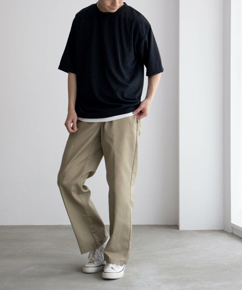 URBAN COLLECTION 梨地フェイクレイヤードTシャツ メンズ メール便 対応商品商品画像-4