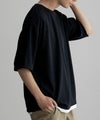 URBAN COLLECTION 梨地フェイクレイヤードTシャツ メンズ メール便 対応商品商品サムネイル-7