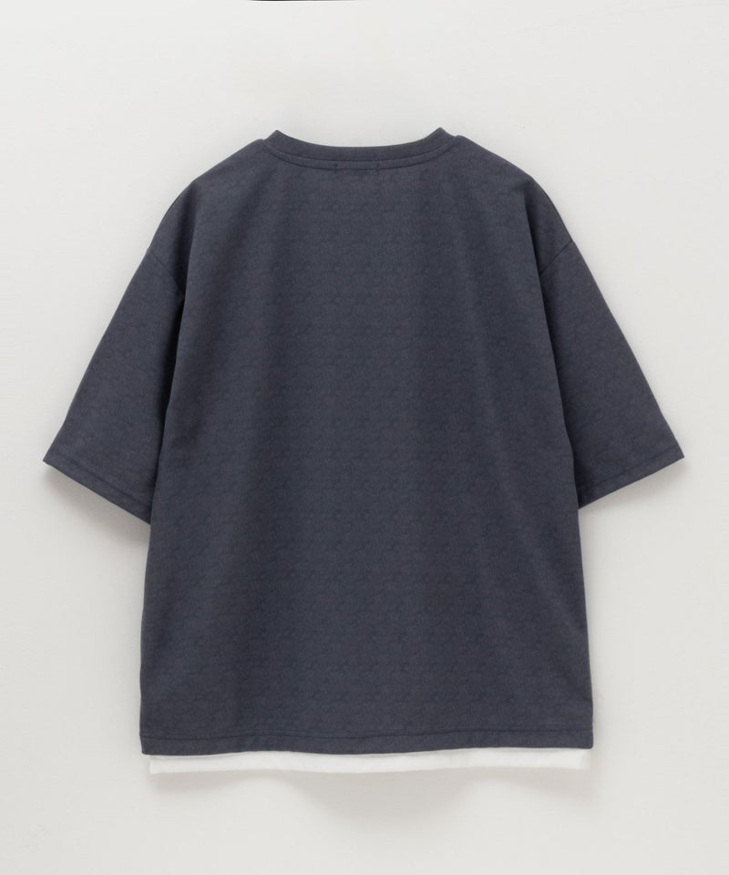 URBAN COLLECTION 梨地フェイクレイヤードTシャツ メンズ メール便 対応商品商品画像-21