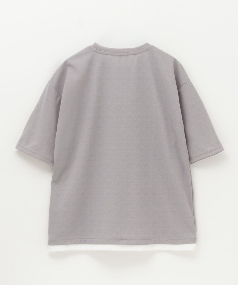 URBAN COLLECTION 梨地フェイクレイヤードTシャツ メンズ メール便 対応商品商品画像-23