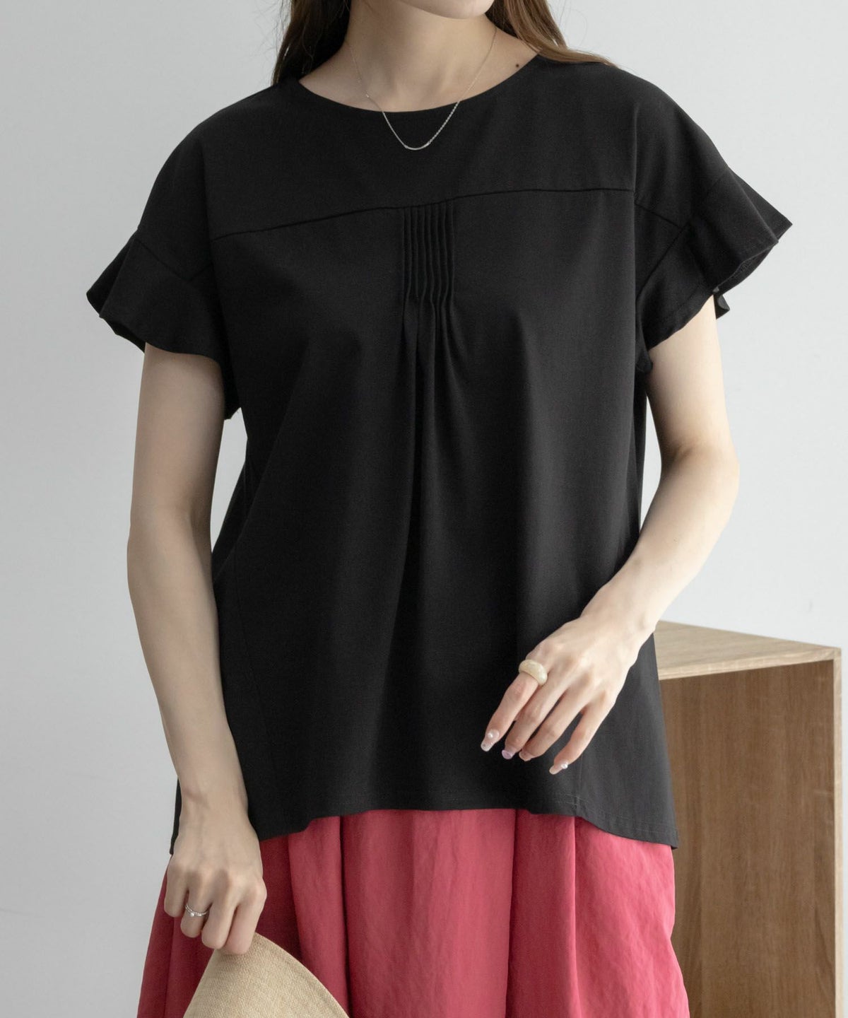 HusHusH フレアスリーブTシャツ レディース ネコポス 対応商品