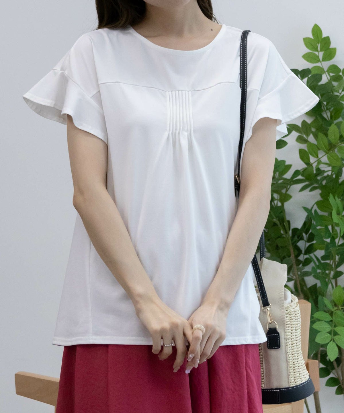 HusHusH フレアスリーブTシャツ レディース ネコポス 対応商品