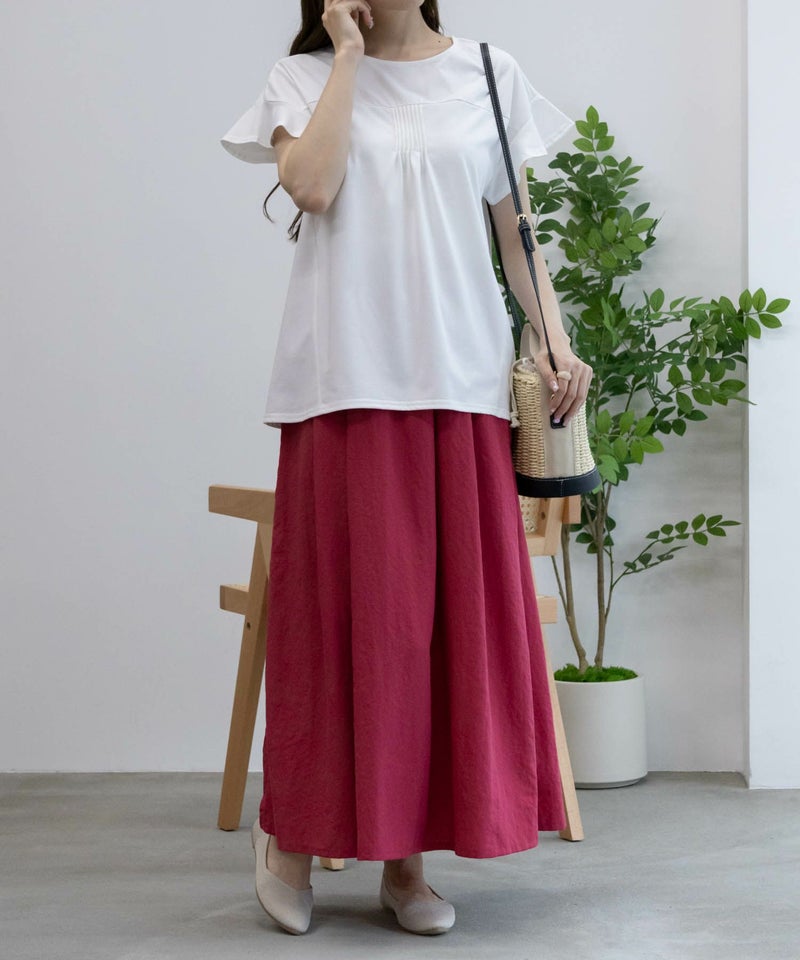 HusHusH フレアスリーブTシャツ レディース メール便 対応商品商品画像-12