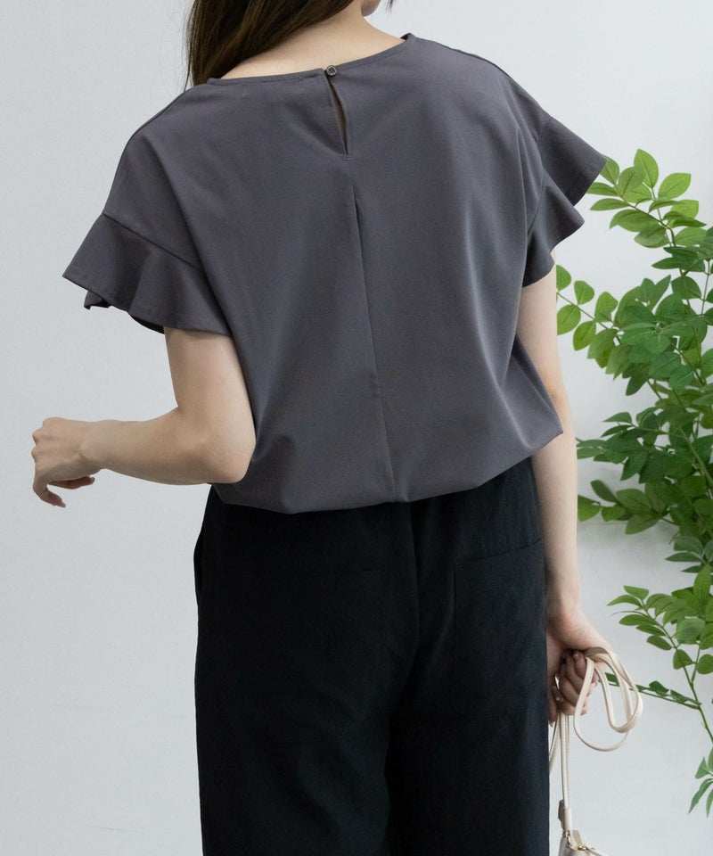 HusHusH フレアスリーブTシャツ レディース メール便 対応商品商品画像-16