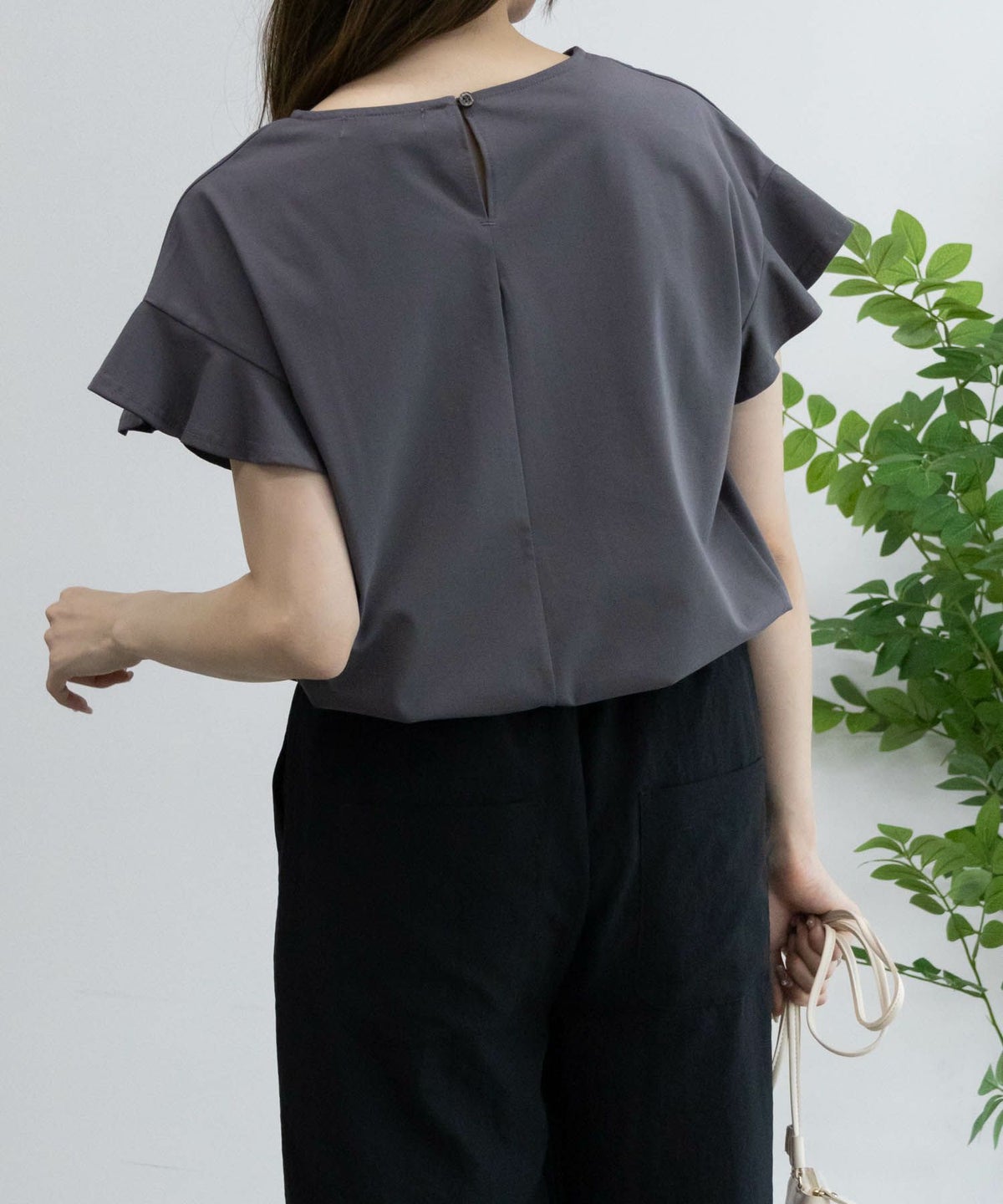 HusHusH フレアスリーブTシャツ レディース ネコポス 対応商品