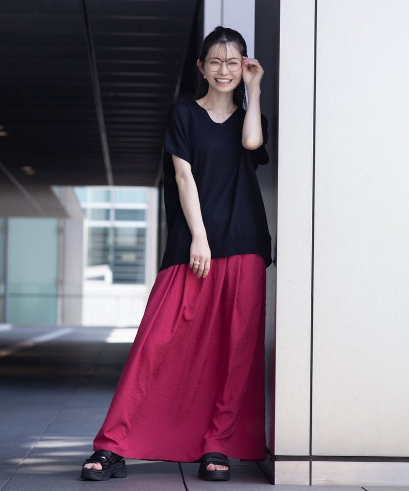 [期間限定価格]HusHusH  Vネックコクーンニット レディース商品画像-5