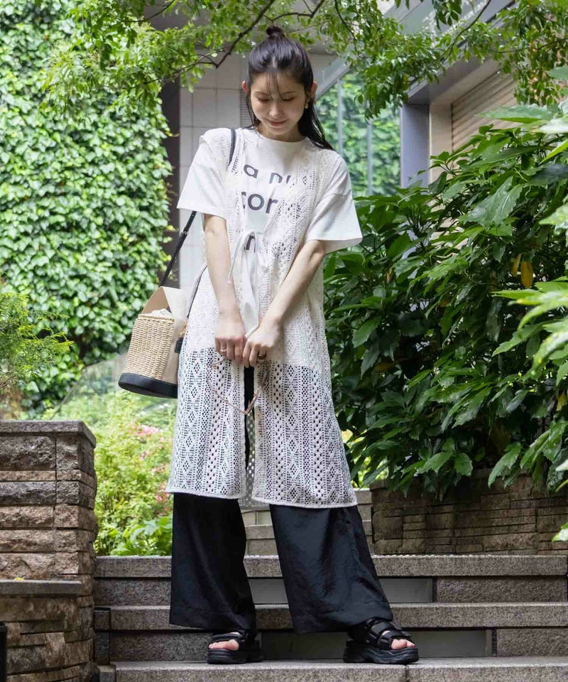 HusHusH イージーワイドパンツ レディース商品画像-5