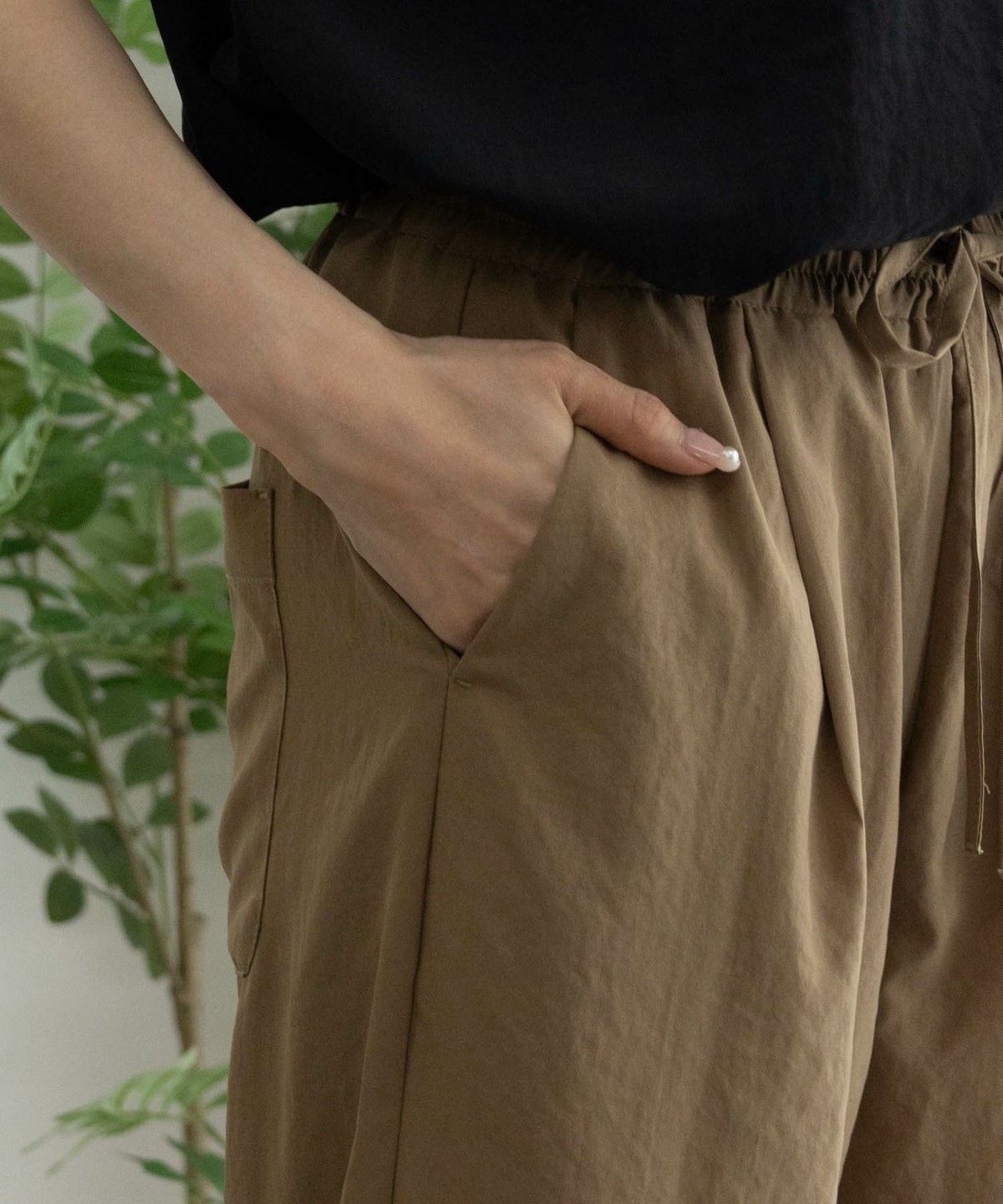 HusHusH イージーワイドパンツ レディース