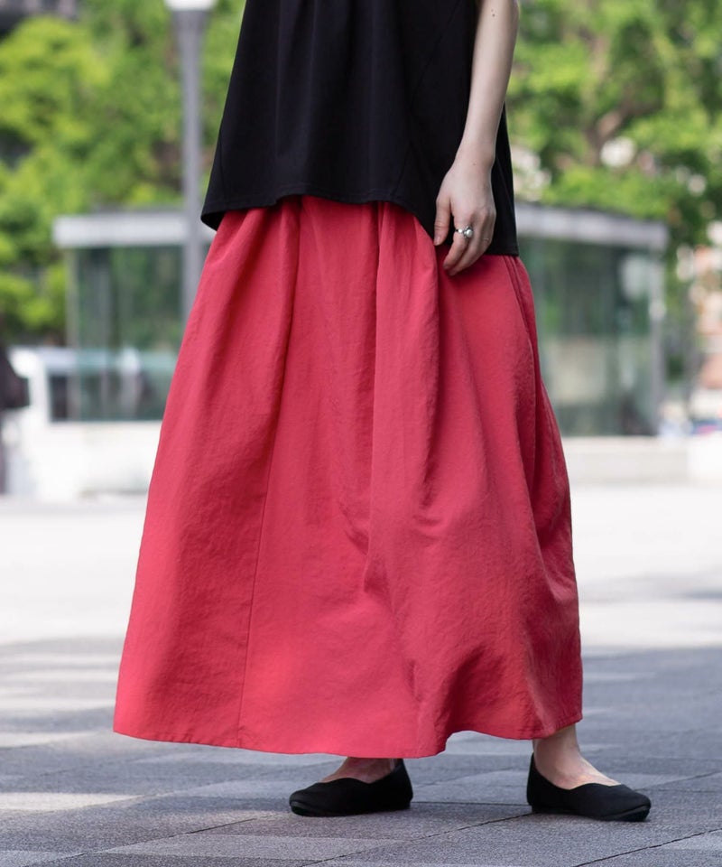 [期間限定価格]HusHusH  リラックスマキシスカート レディース商品画像-2