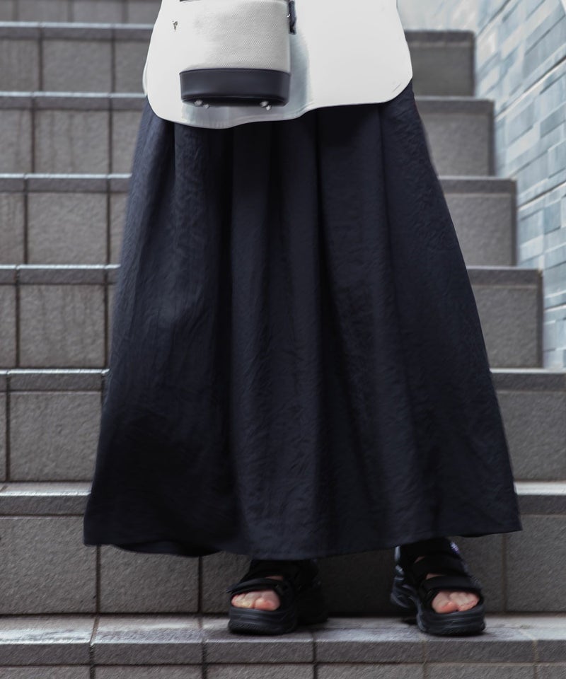 [期間限定価格]HusHusH  リラックスマキシスカート レディース商品画像-5