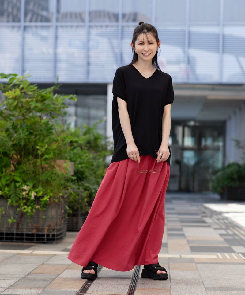 [期間限定価格]HusHusH  リラックスマキシスカート レディース商品画像-10