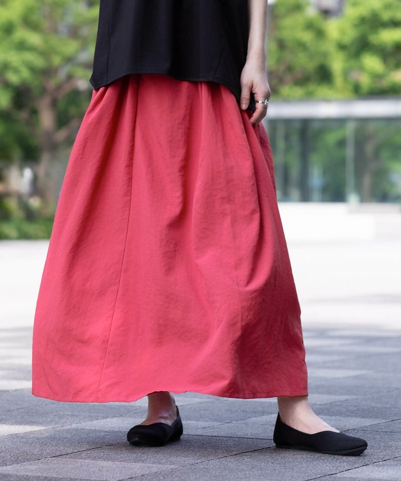 [期間限定価格]HusHusH  リラックスマキシスカート レディース商品画像-12
