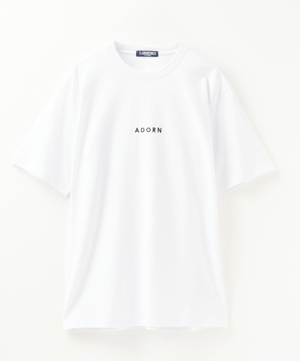 T-GRAPHICS ロゴ刺繍半袖Tシャツ メンズ ネコポス 対応商品