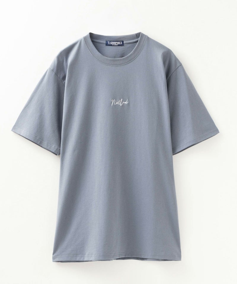 T-GRAPHICS ロゴ刺繍半袖Tシャツ メンズ メール便 対応商品商品画像-9