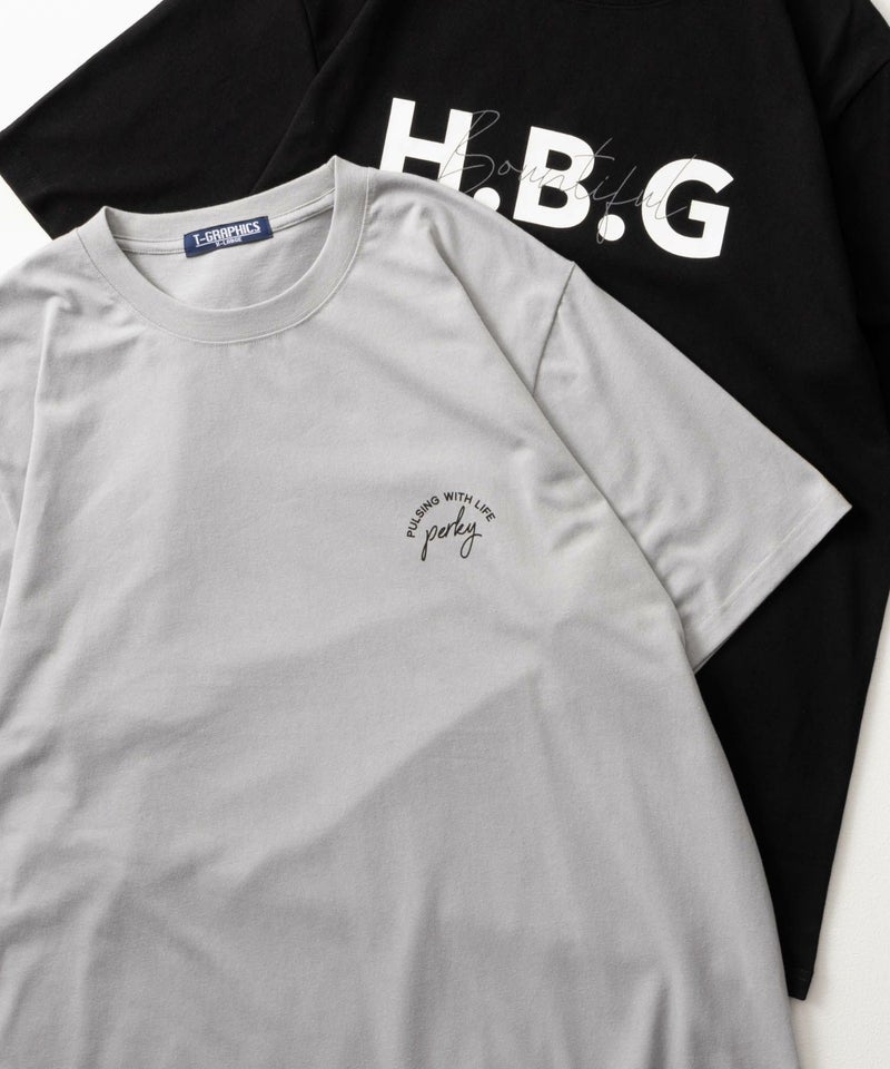 T-GRAPHICS  ロゴプリント半袖Tシャツ メンズ メール便 対応商品商品画像-2