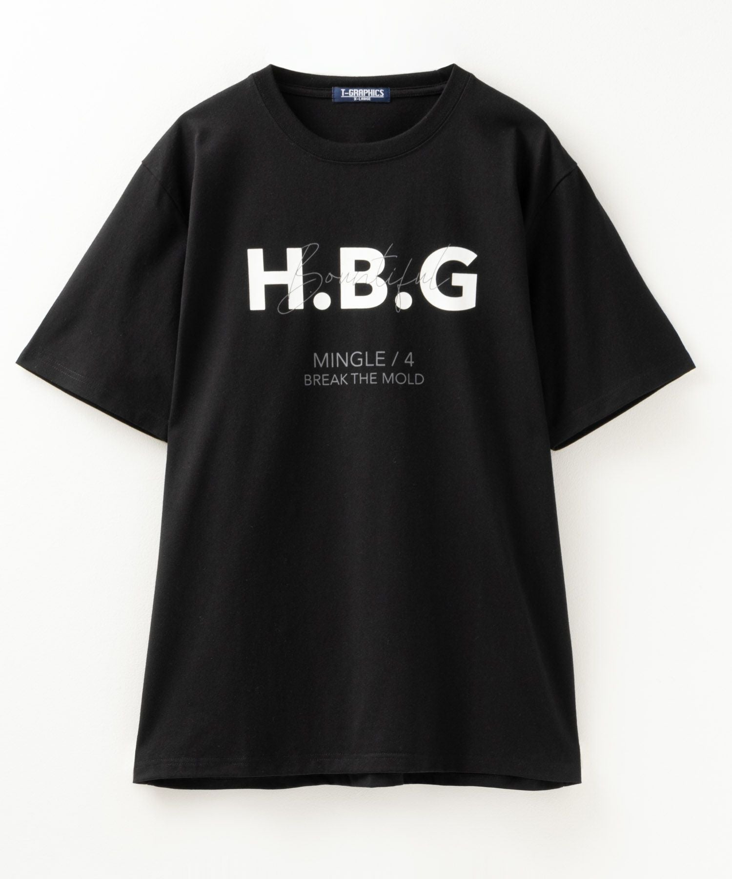 T-GRAPHICS ロゴプリント半袖Tシャツ メンズ