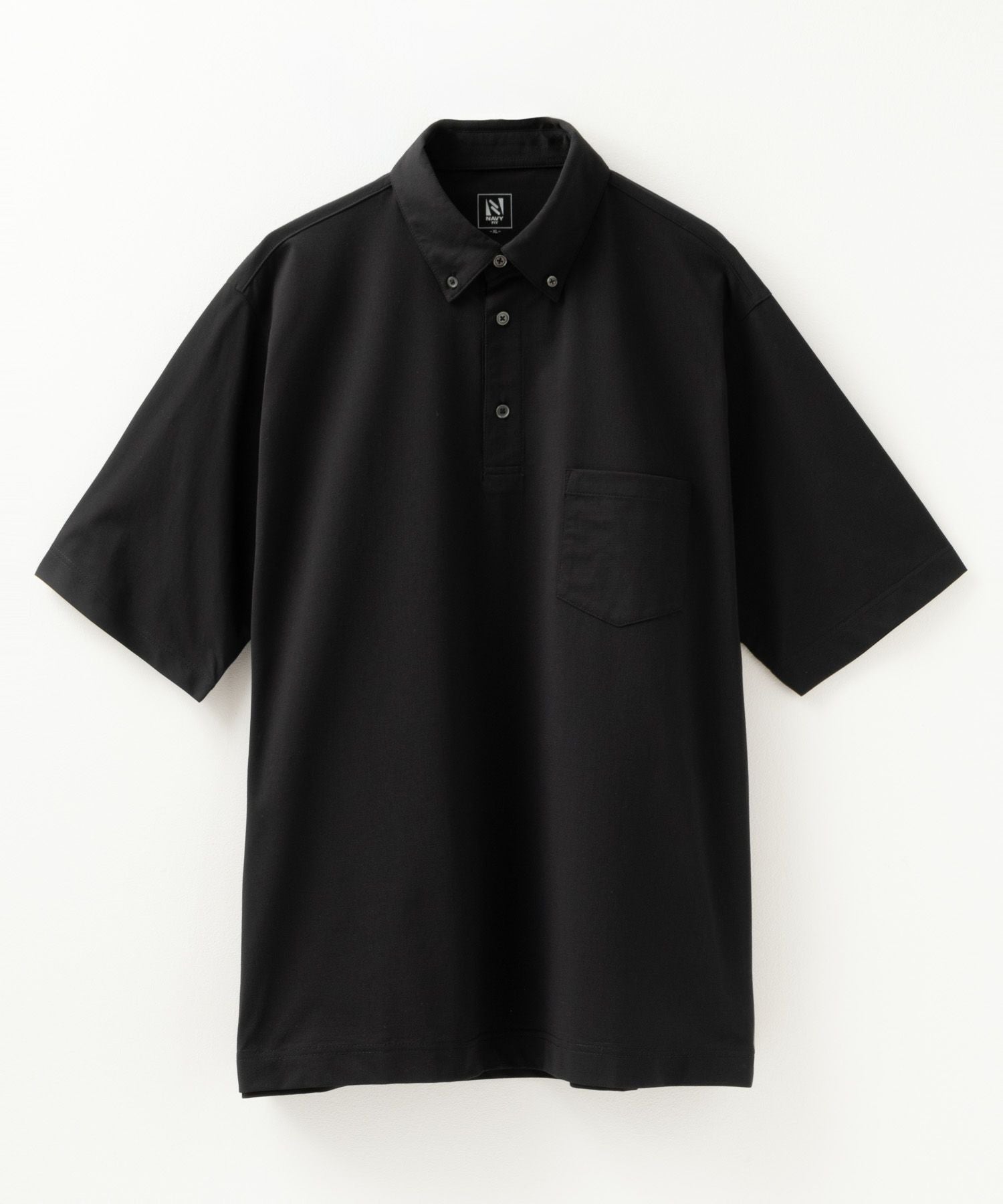 NAVY FIT メッシュポロシャツ メンズ