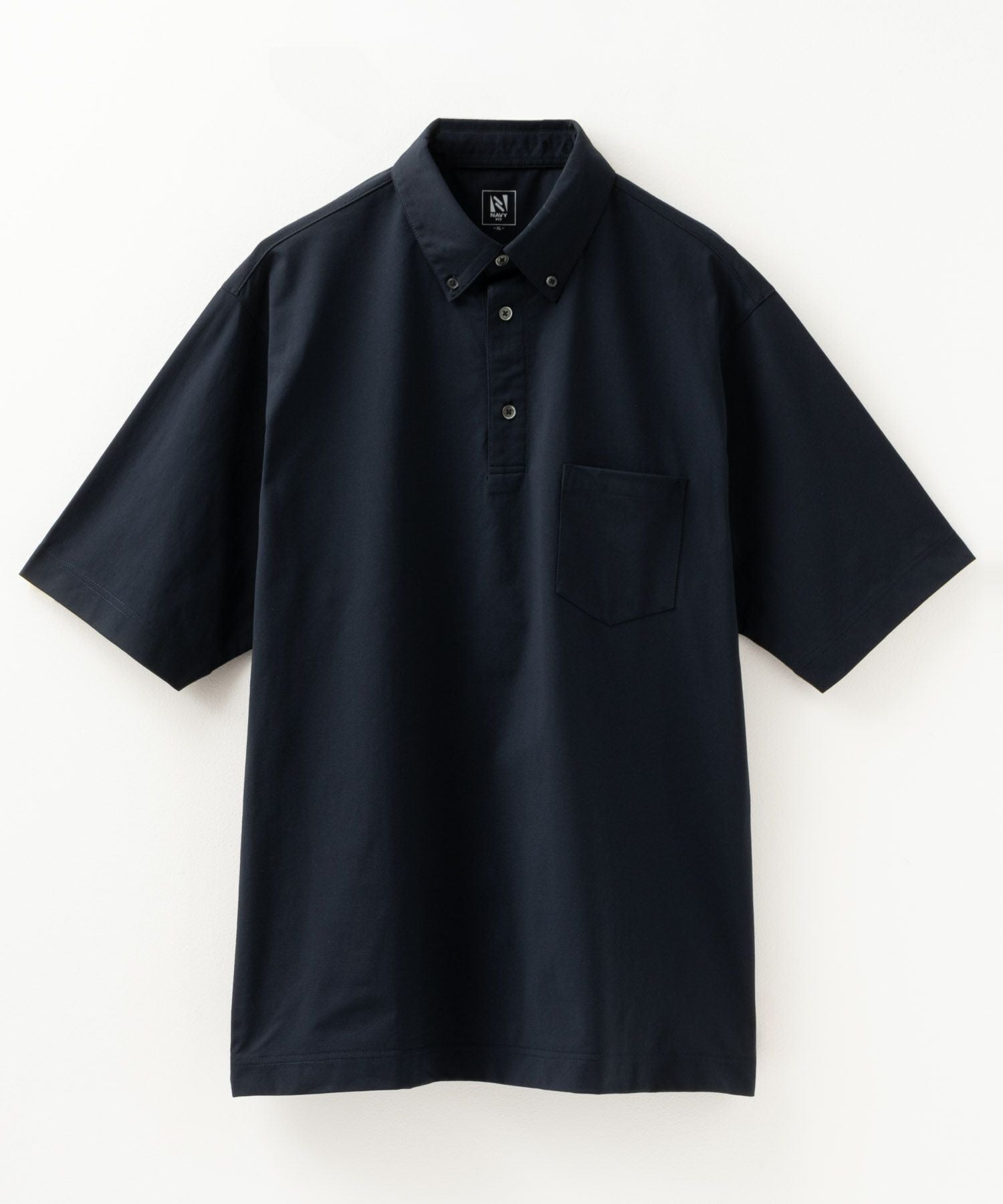 NAVY FIT メッシュポロシャツ メンズ