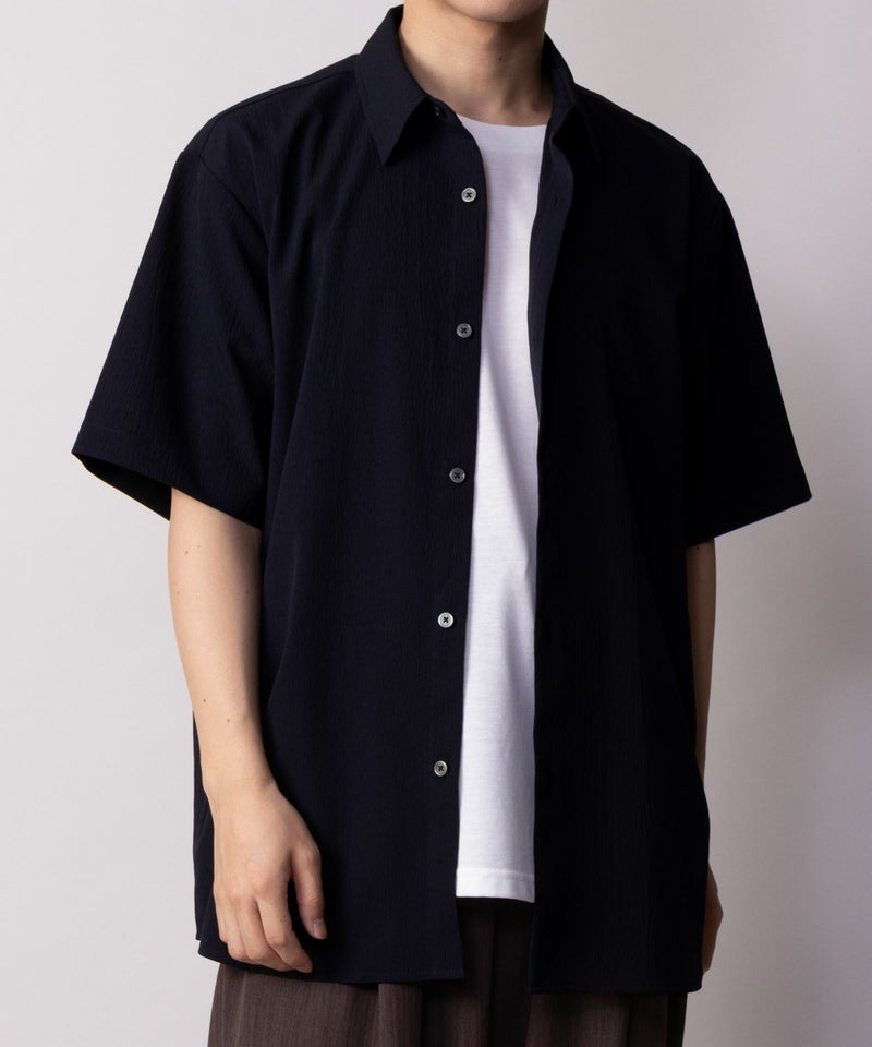 NAVY SARARI 楊柳シャツ アンサンブル メンズ商品画像-1