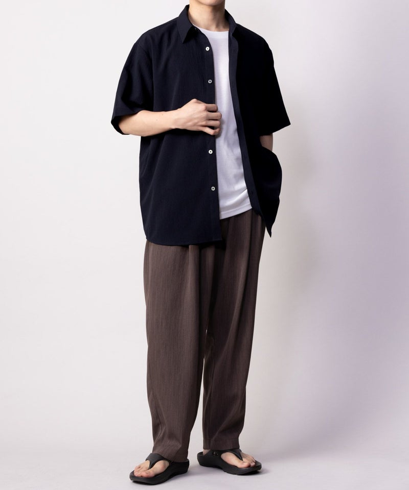 NAVY SARARI 楊柳シャツ アンサンブル メンズ商品画像-3