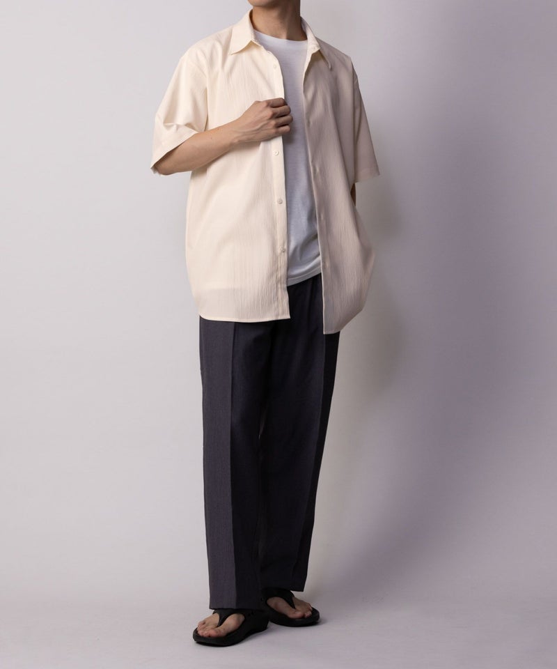 NAVY SARARI 楊柳シャツ アンサンブル メンズ商品画像-4