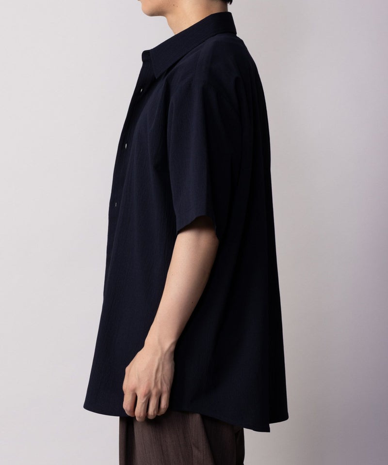 NAVY SARARI 楊柳シャツ アンサンブル メンズ商品画像-5