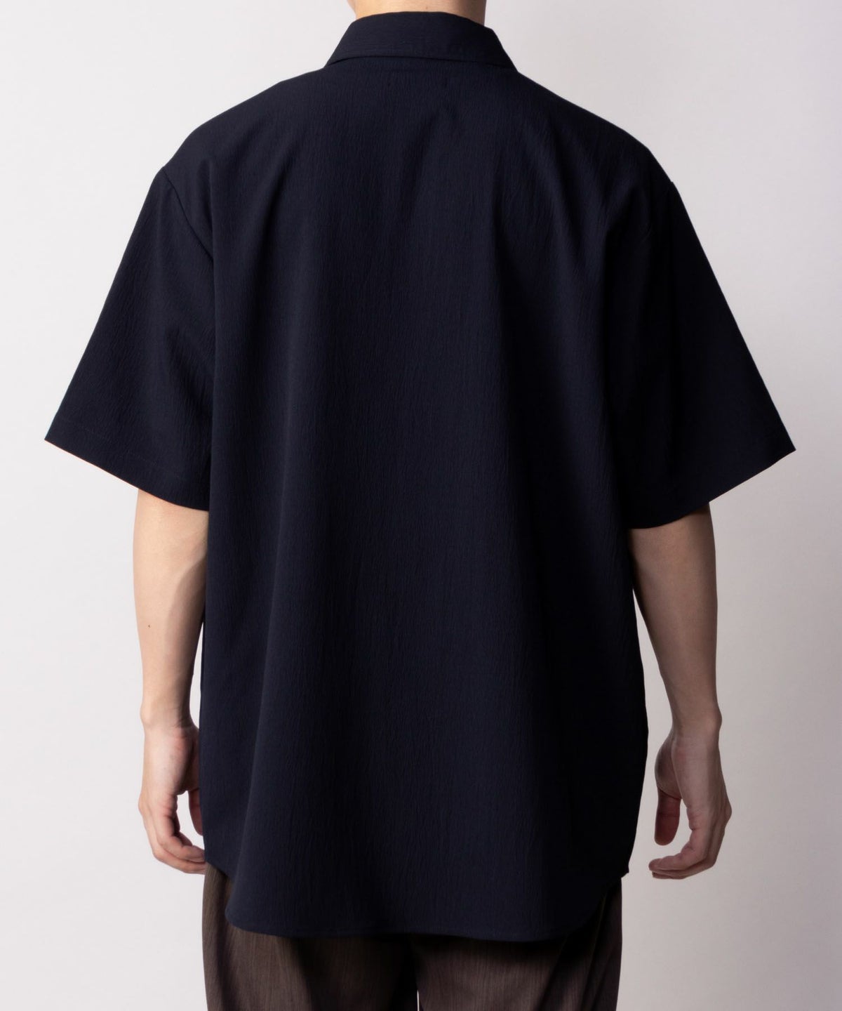 NAVY 楊柳シャツ アンサンブル メンズ