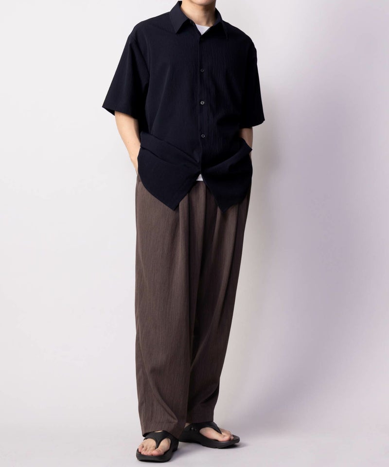 NAVY SARARI 楊柳シャツ アンサンブル メンズ商品画像-7