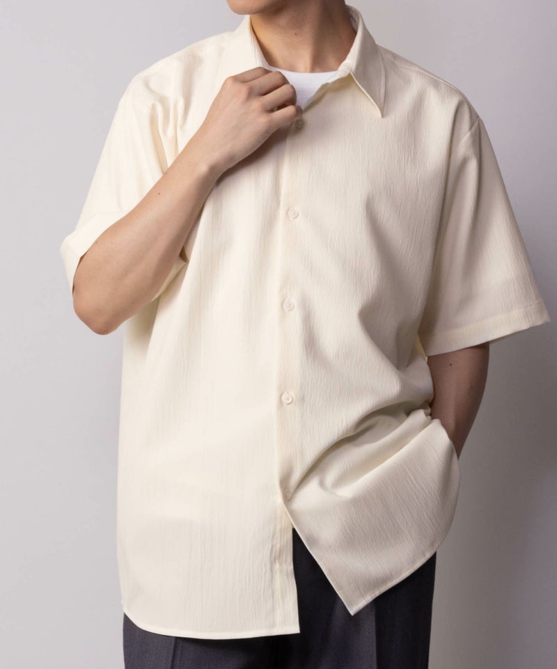 NAVY SARARI 楊柳シャツ アンサンブル メンズ商品画像-11