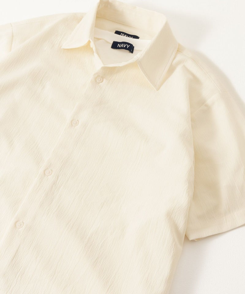 NAVY SARARI 楊柳シャツ アンサンブル メンズ商品画像-20