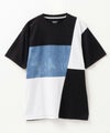 NAVY SARARI  ブロック切替え半袖Ｔシャツ メンズ メール便 対応商品商品サムネイル-20