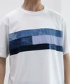 NAVY SARARI パネル切替えTシャツ メンズ メール便 対応商品商品サムネイル-9