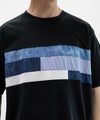 NAVY SARARI  パネル切替えＴシャツ メンズ メール便 対応商品商品サムネイル-12