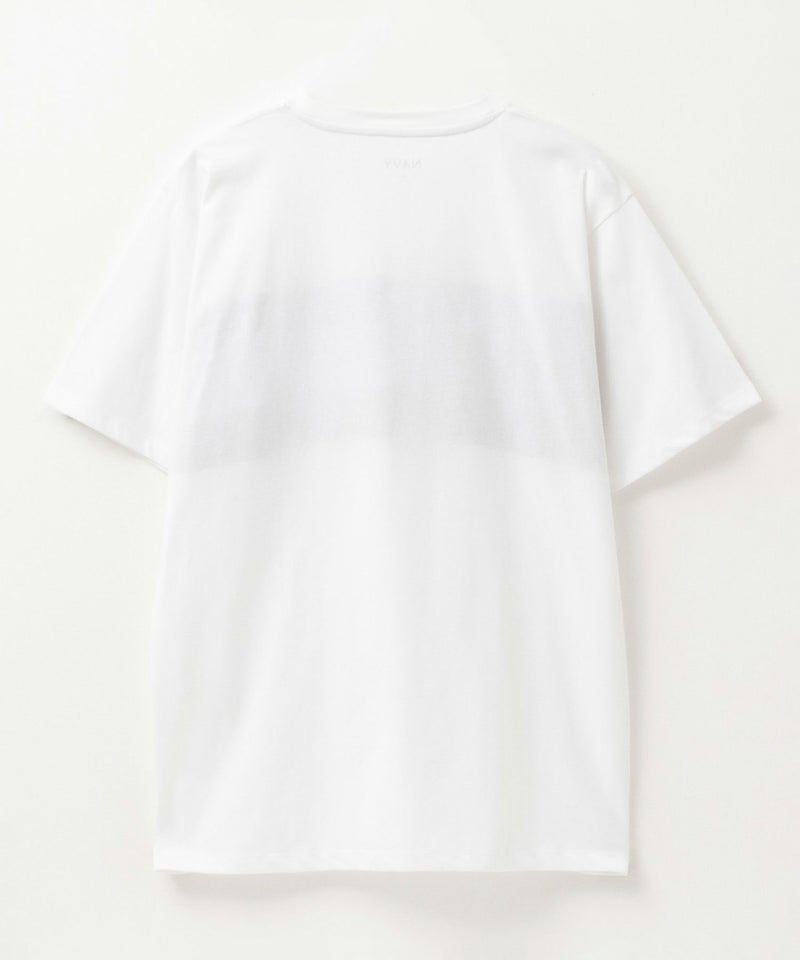 NAVY SARARI パネル切替えTシャツ メンズ メール便 対応商品商品画像-19