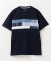 NAVY SARARI パネル切替えTシャツ メンズ メール便 対応商品商品サムネイル-22
