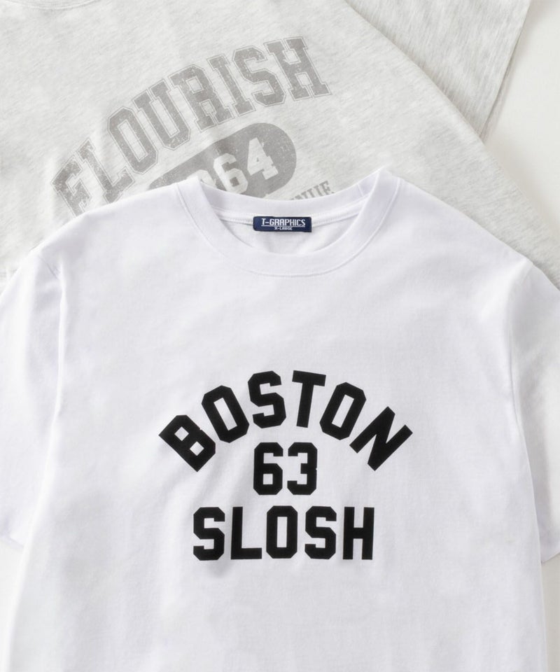 T-GRAPHICS ロゴプリント半袖Tシャツ メンズ メール便 対応商品商品画像-1