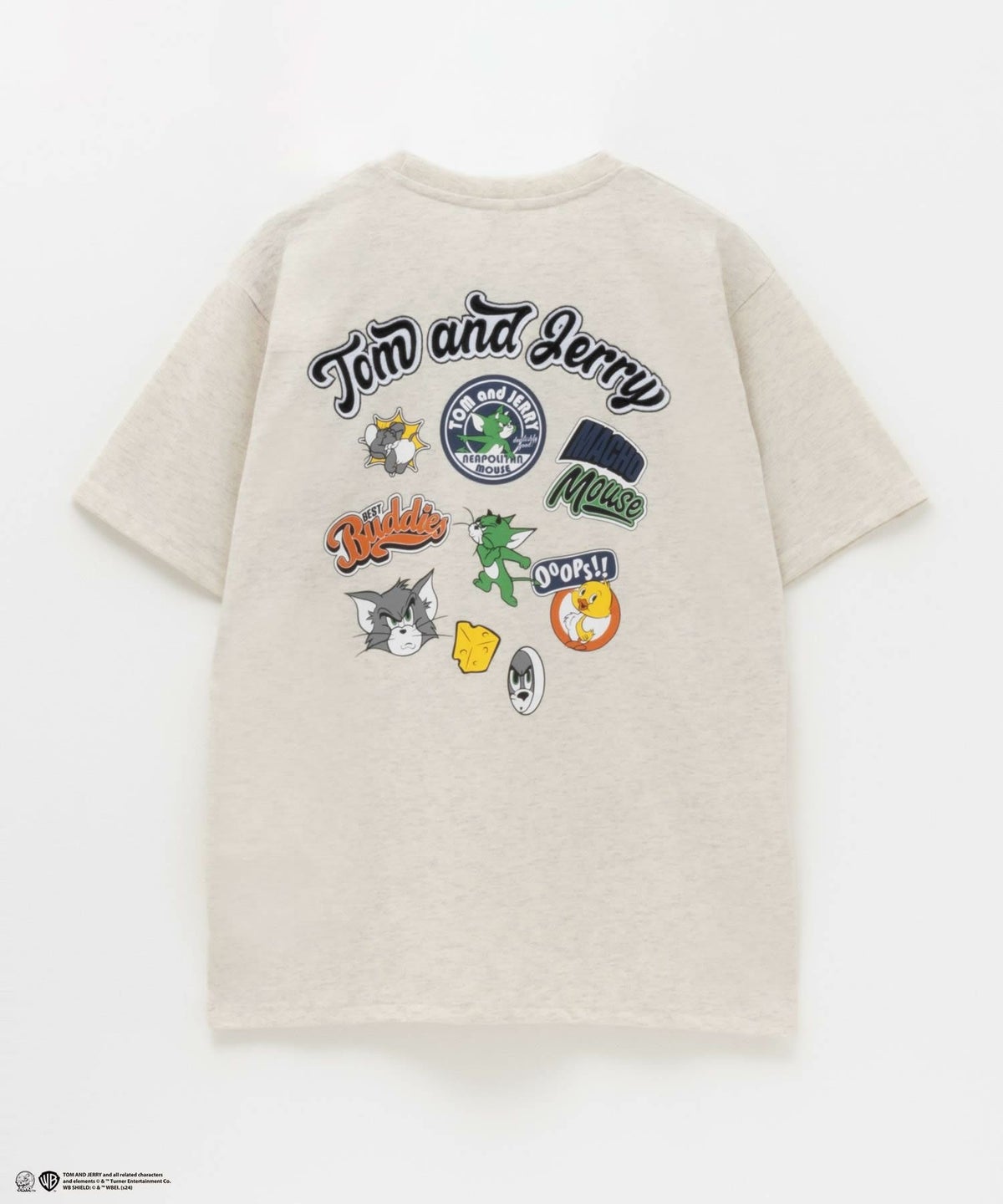 Tom and Jerry バックプリントTシャツ メンズ ネコポス 対応商品
