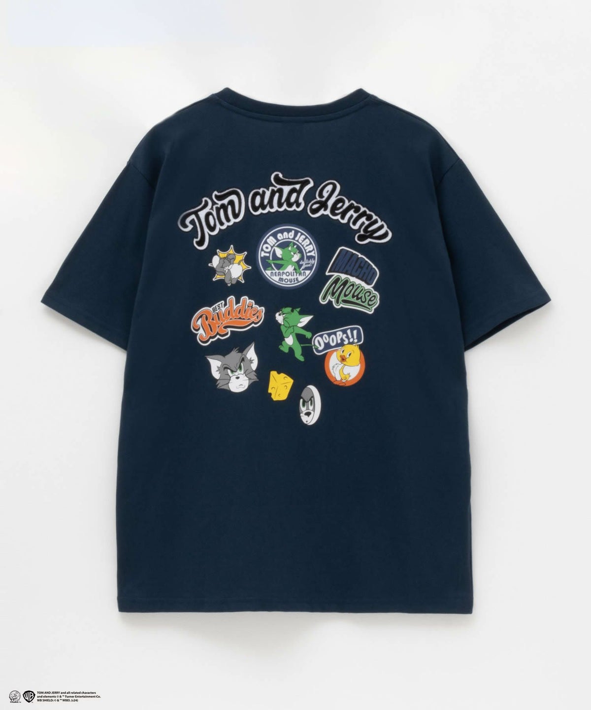 Tom and Jerry バックプリントTシャツ メンズ ネコポス 対応商品