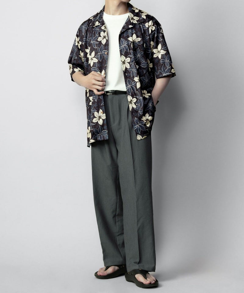 NAVY SARARI メッシュアロハシャツアンサンブル メンズ商品画像-6