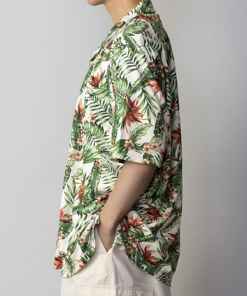 NAVY SARARI  メッシュアロハシャツアンサンブル メンズ商品画像-7