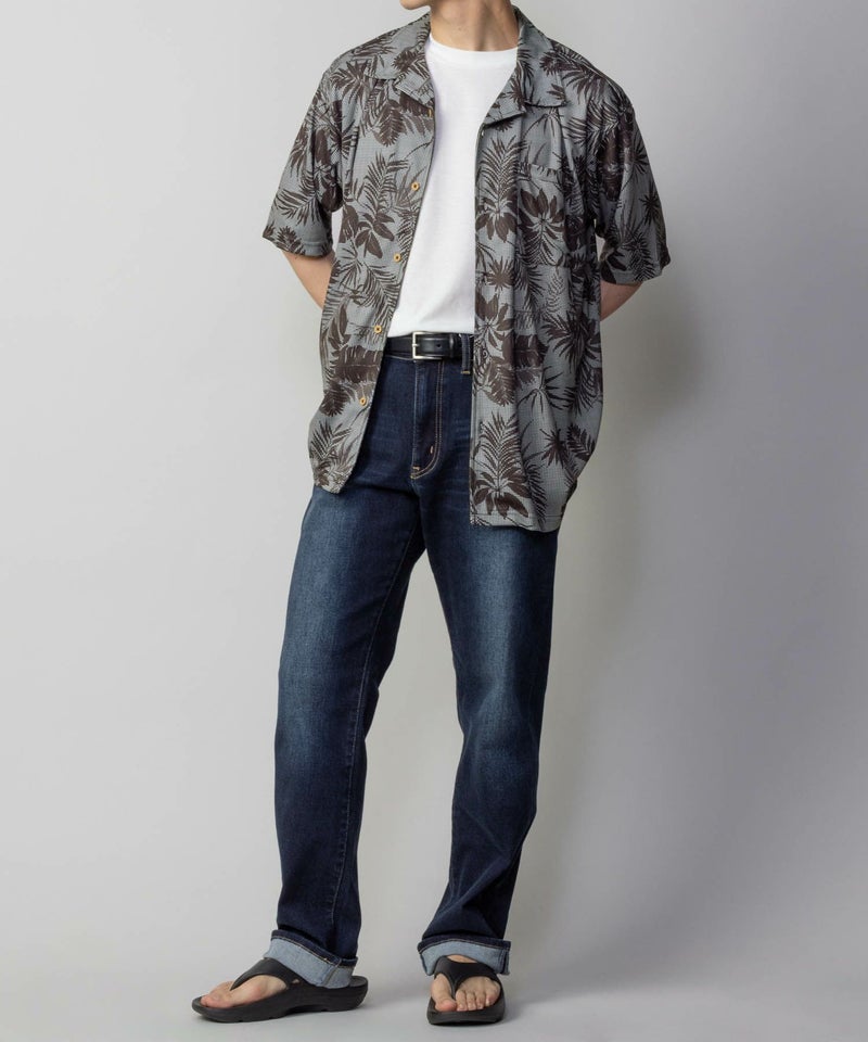 NAVY SARARI メッシュアロハシャツアンサンブル メンズ商品画像-12