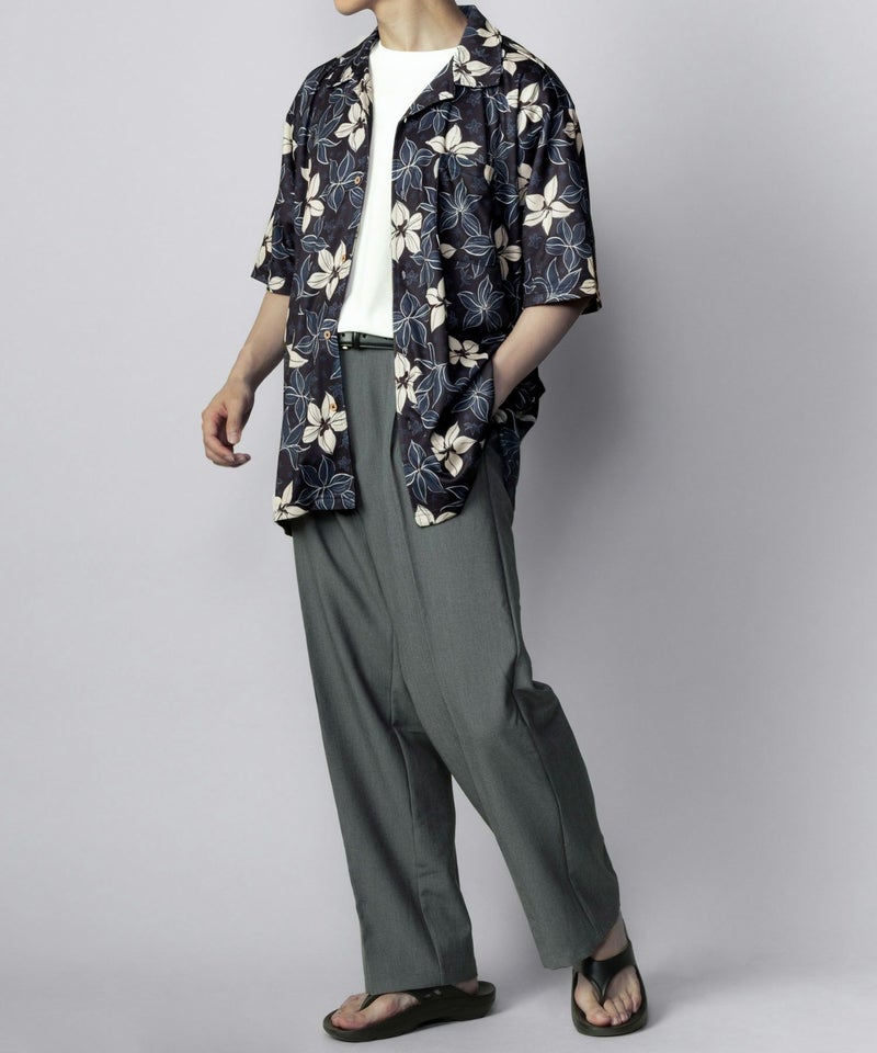 NAVY SARARI  メッシュアロハシャツアンサンブル メンズ商品画像-15