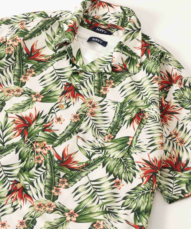 NAVY SARARI メッシュアロハシャツアンサンブル メンズ商品画像-28