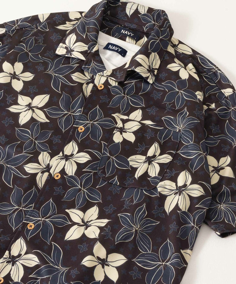 NAVY SARARI メッシュアロハシャツアンサンブル メンズ商品画像-29