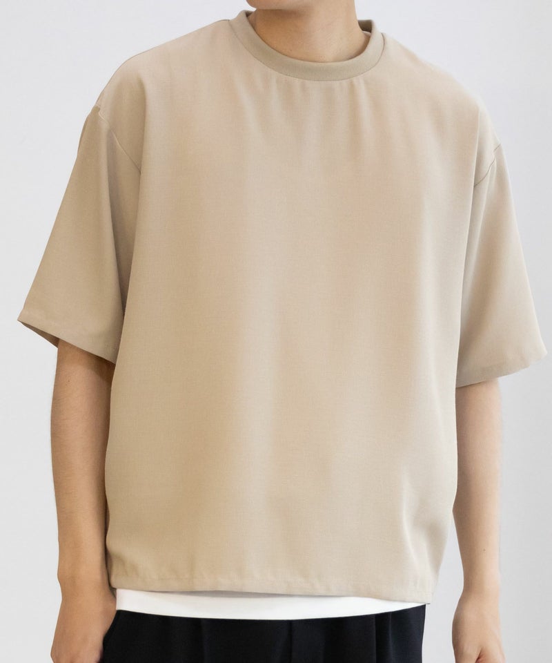 NAVY  麻調クルーネックアンサンブル メンズ商品画像-2