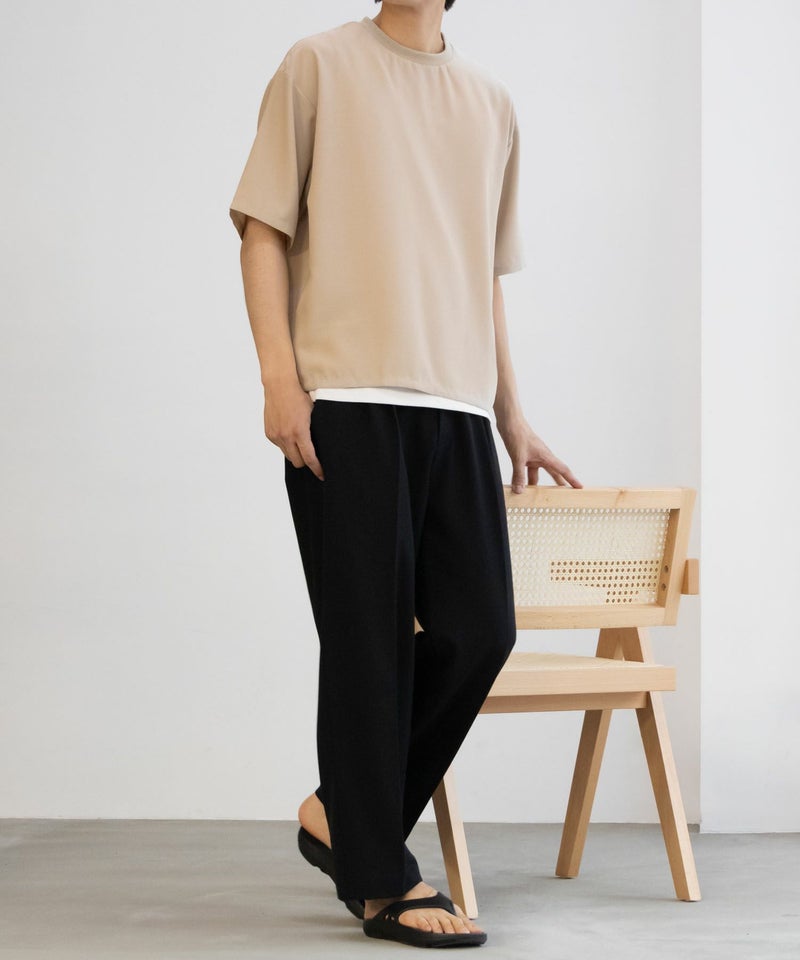 NAVY 麻調クルーネックアンサンブル メンズ商品画像-14