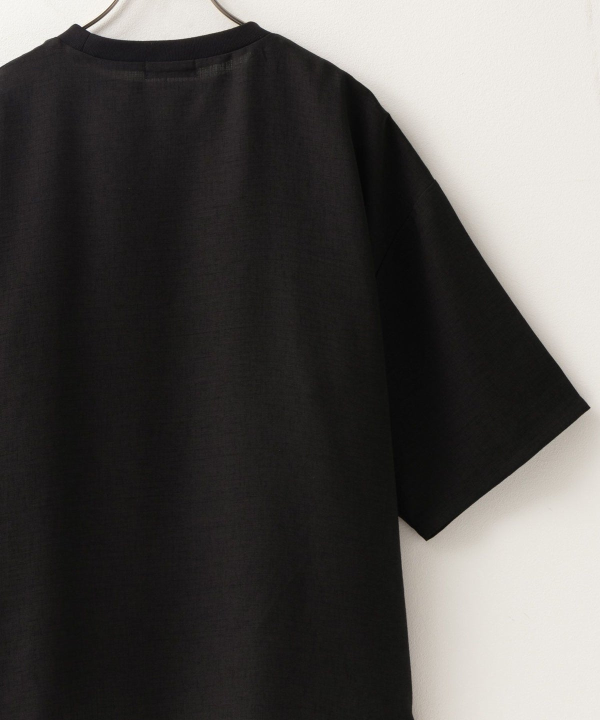 NAVY 麻調クルーネックアンサンブル メンズ