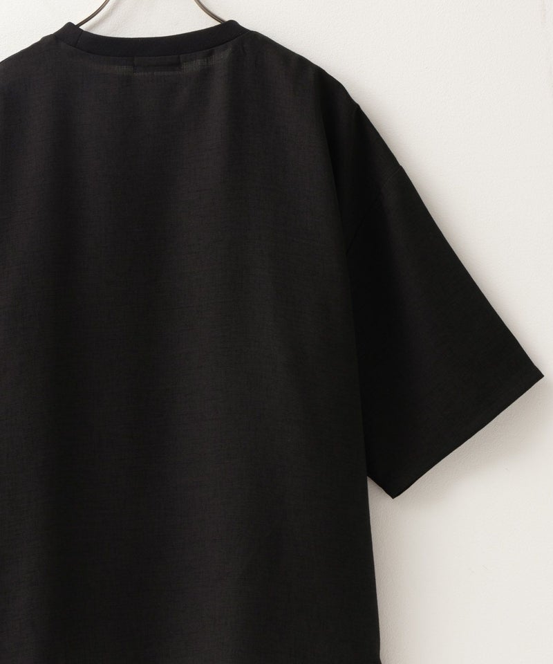 NAVY  麻調クルーネックアンサンブル メンズ商品画像-16