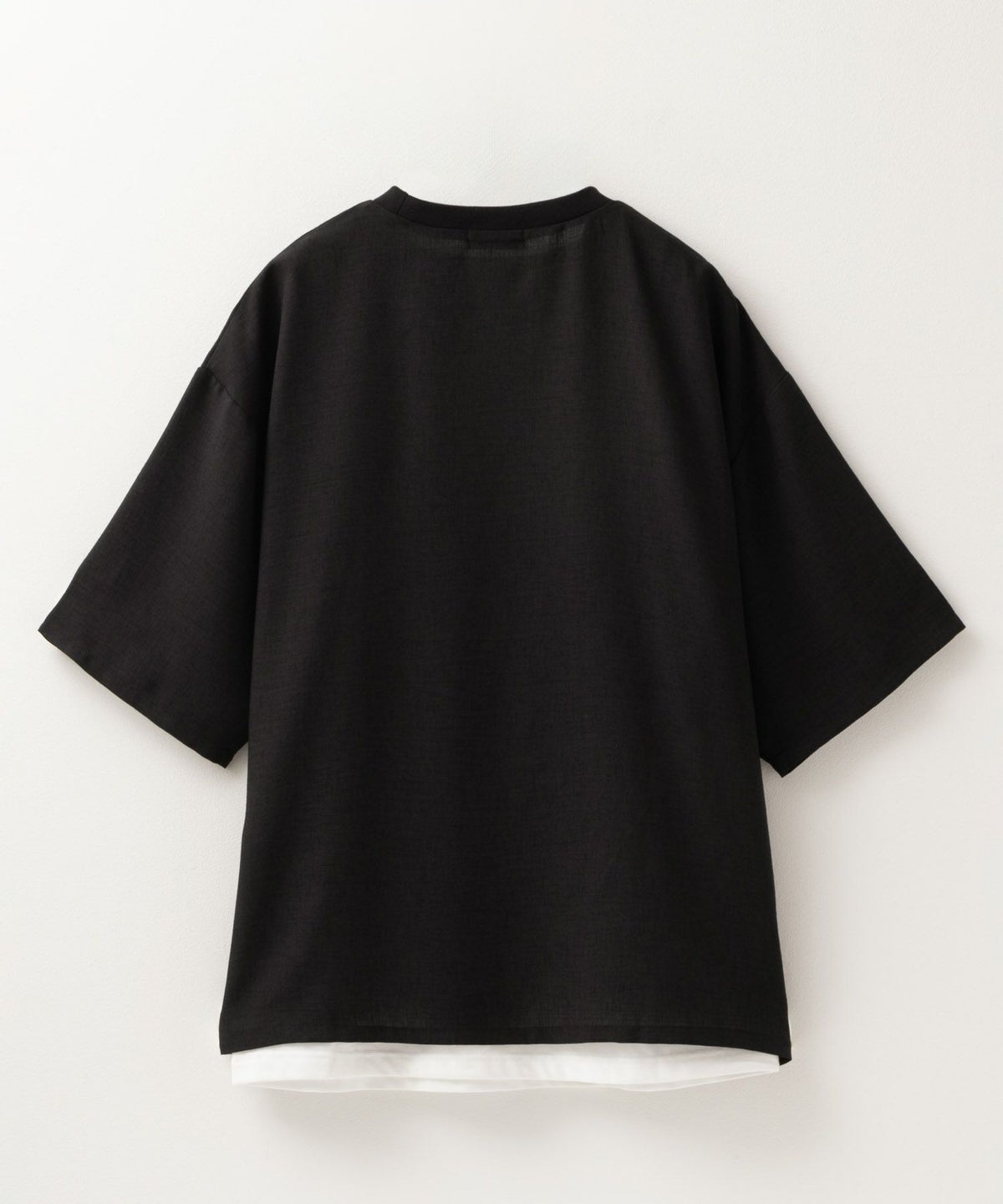 NAVY 麻調クルーネックアンサンブル メンズ